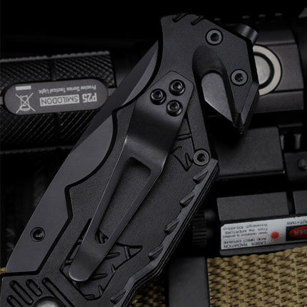 Rugged Folding Survival Knife With 6.2 Blade And 45 Degree Angle Outdoor Ready GetGadgets