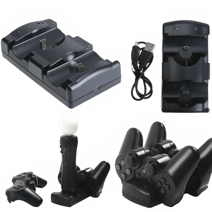 Powerful PS3 Double Charger Keeps Controllers Ready - GetGadgets