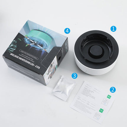 Powerful Auto Ashtray With Ion Purifier For Car Fresh Air GetGadgets