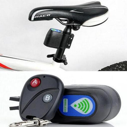 Powerful Bike Lock With Wireless Remote And 105dB Alarm For Peace Of Mind GetGadgets