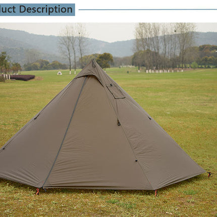 Epic Two Door Pyramid Tent For Four Premium Easy Setup GetGadgets