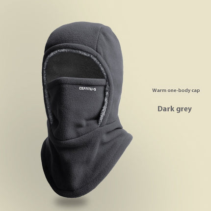 Extreme Windproof Fleece Hooded Scarf With Mask Warmth GetGadgets