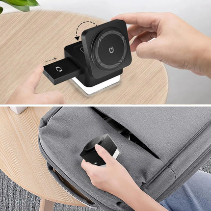 15W 3In1 Wireless Charging Station For Apple Devices - GetGadgets