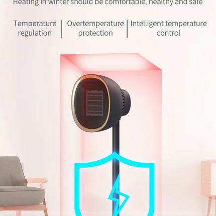 PTC Keramische Heater Fan voor Desk & Vloer - GetGadgets