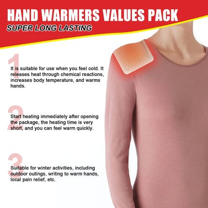 Jaysuing Self Heating Hand Warmers 20 Pack For Cold Weather - GetGadgets