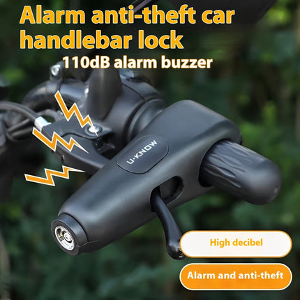 Powerful Handlebar Alarm Lock With Motion Sensor Protection GetGadgets