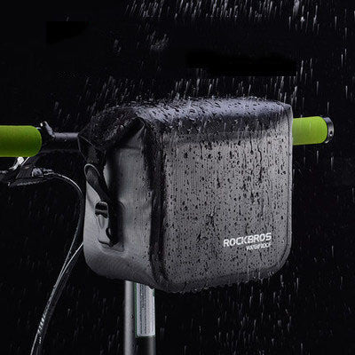 Epic Waterproof Bicycle Front Bag With Reflective Panel Keeps Gear Dry GetGadgets