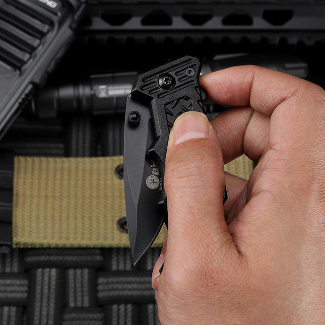 Rugged Folding Survival Knife With 6.2 Blade And 45 Degree Angle Outdoor Ready GetGadgets