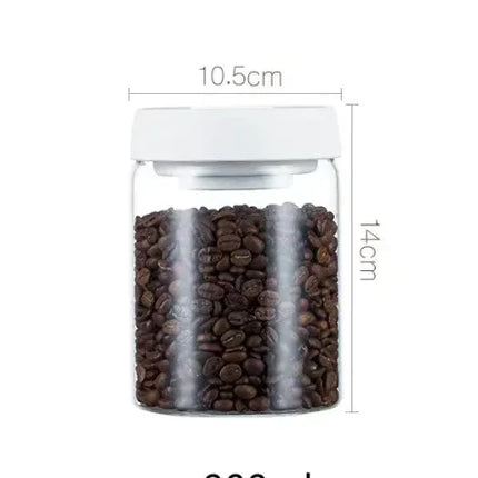 Vibrant Vacuum Sealed Glass Storage Jar Set Keeps Foods Fresh