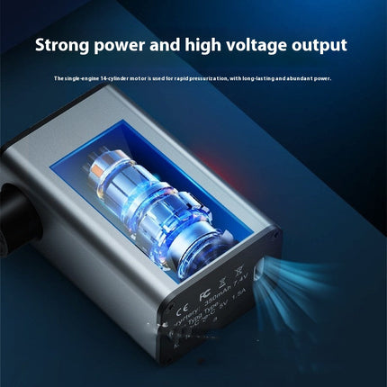 Powerful Mini Bike Pump With USB C Fast Charge On The Go GetGadgets