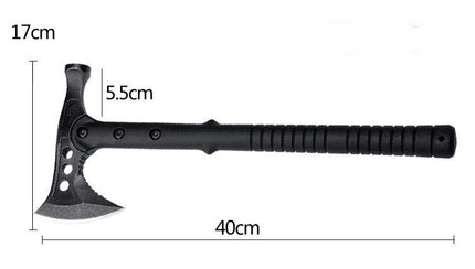 Rugged Stainless Camping Axe With Flat Edge For Wood Chops GetGadgets