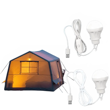 Brilliant Portable USB LED Camping Lantern With Universal USB Port For Easy Hanging And Energy Efficient Lighting - GetGadgets