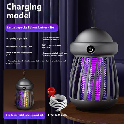 Powerful Mosquito Killer Lamp 360Trapping USB Rechargeable Keeps Outdoors Safe GetGadgets