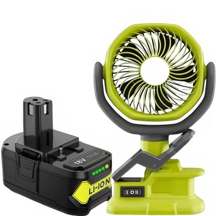 Adventurous Portable Camping Fan With LED Light Cools Fast - GetGadgets