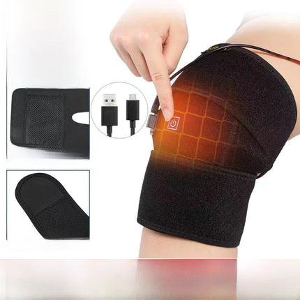 Cozy USB Heated Knee Brace With Temperature Control For Pain Relief