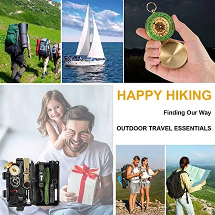 Survival Gear Kit For Men Gifts Dad Husband Camping 33 In 1 - GetGadgets