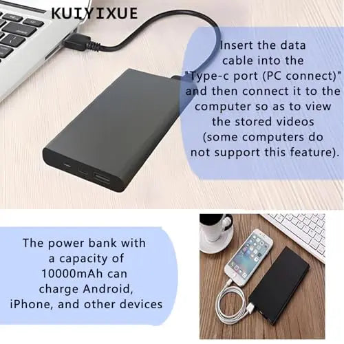 Hidden Camera Spy Mini 1080P Recorder 10000mAh Home Security - GetGadgets