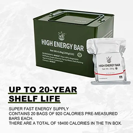 Emergency Food Rations High Energy Bars 12 Pack For Campers - GetGadgets