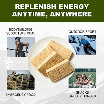 Emergency Food Rations High Energy Bars 12 Pack For Campers - GetGadgets