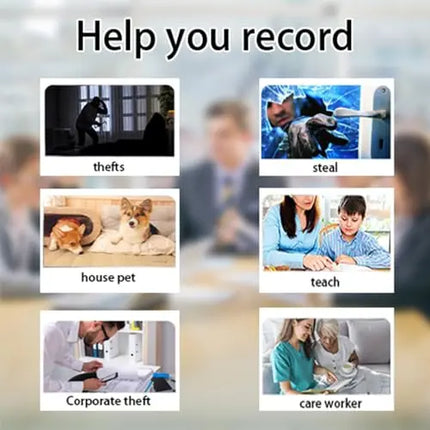 Hidden Camera Spy Mini 1080P Recorder 10000mAh Home Security - GetGadgets