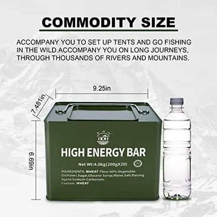 Emergency Food Rations High Energy Bars 12 Pack For Campers - GetGadgets