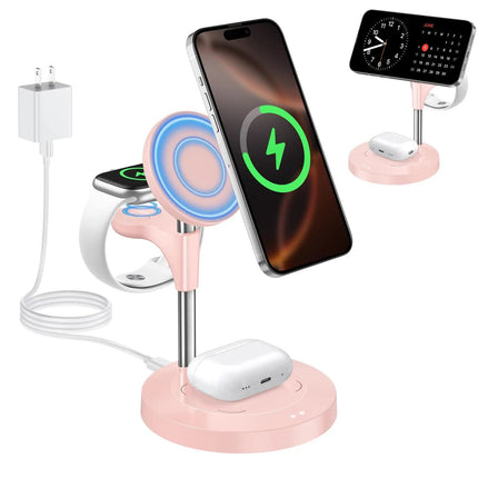 Ultimate Aeinidi Three In One Wireless Charger For iPhone Apple Watch AirPods With Effortless Docking - GetGadgets