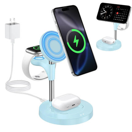 Ultimate Aeinidi Three In One Wireless Charger For iPhone Apple Watch AirPods With Effortless Docking - GetGadgets