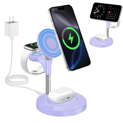 Ultimate Aeinidi Three In One Wireless Charger For iPhone Apple Watch AirPods With Effortless Docking - GetGadgets