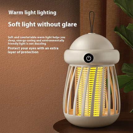 Powerful Mosquito Killer Lamp 360Trapping USB Rechargeable Keeps Outdoors Safe GetGadgets