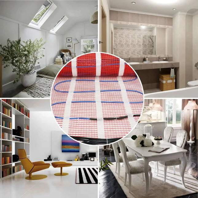 Infrared Floor Heating Pad 0.5 to 4 m2 50cm Wide 150W - GetGadgets