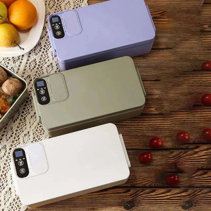 Wireless Self Heating Lunch Box 304 Stainless Steel 40W - GetGadgets