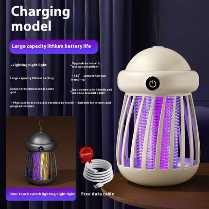 Powerful Mosquito Killer Lamp 360Trapping USB Rechargeable Keeps Outdoors Safe GetGadgets