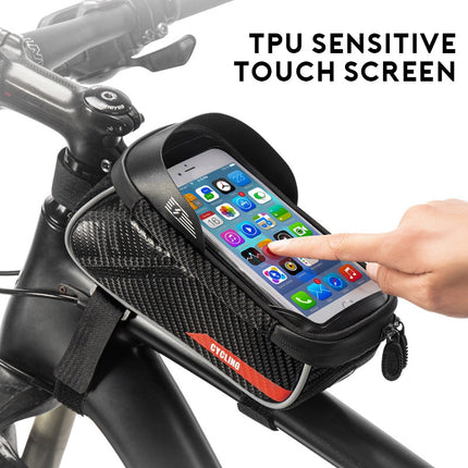Rugged Mountain Bike Bag Waterproof Touchscreen Keeps Gear Dry GetGadgets