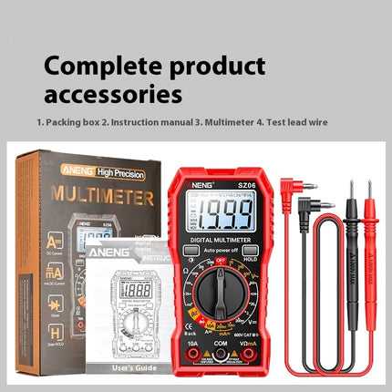 Powerful Digital Multimeter With 600V AC DC Voltage Range For Precise Readings