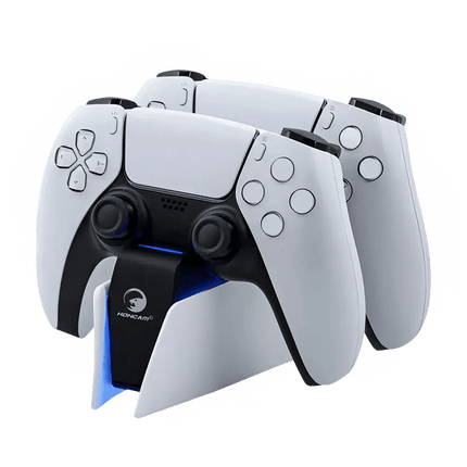 Ultimate Dual Wireless PS5 Charging Dock With LED Indicators Keeps Controllers Ready Fast - GetGadgets