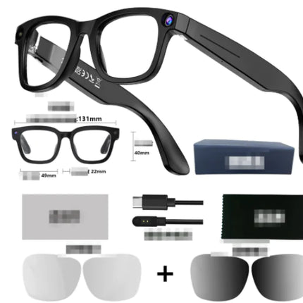 Powerful AI Camera Glasses With Anti Shake For Clear Video