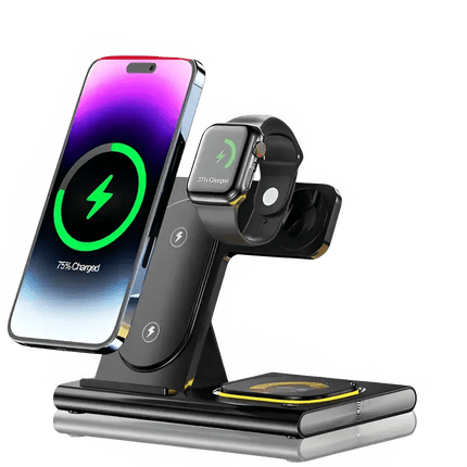 Powerful 30W Wireless Three In One Charger For iPhone Apple Watch AirPods With Fast Charge - GetGadgets