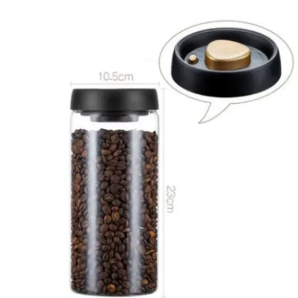Vibrant Vacuum Sealed Glass Storage Jar Set Keeps Foods Fresh