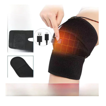 Cozy USB Heated Knee Brace With Temperature Control For Pain Relief