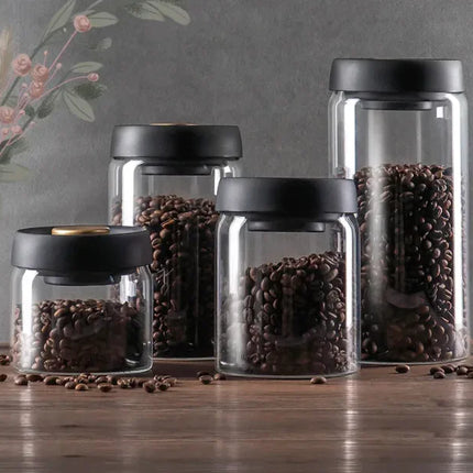 Vibrant Vacuum Sealed Glass Storage Jar Set Keeps Foods Fresh
