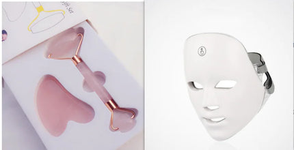 Radiant Facial Device With Multi Spectrum LED For Clear Glow