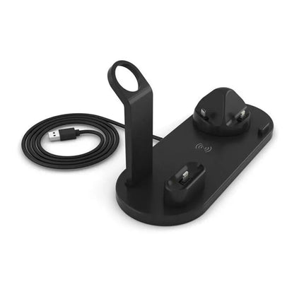 Powerful 3 In 1 Wireless Charging Dock For iPhone Apple Watch AirPods With Space Saving Stand Keeps All Devices Charged - GetGadgets