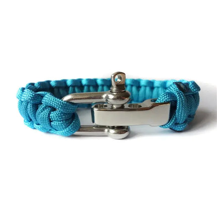 Emergency Paracord Survival Bracelet Adjustable For Hikers - GetGadgets