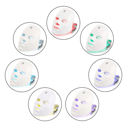 Radiant Facial Device With Multi Spectrum LED For Clear Glow