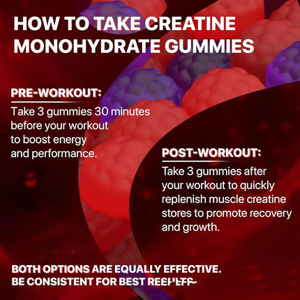 Epic Creatine Muscle Boost Gummies for Peak Power and Recovery