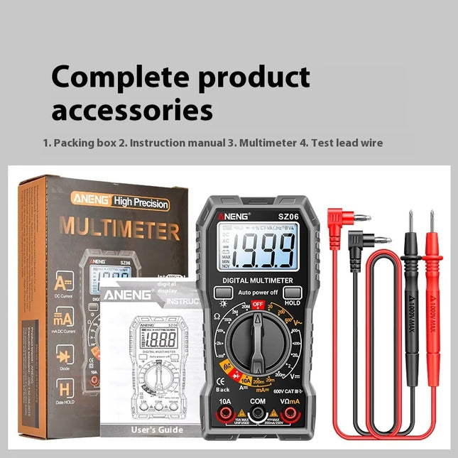 Powerful Digital Multimeter With 600V AC DC Voltage Range For Precise Readings