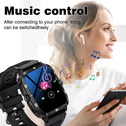 Smart Watch, Wireless Calls, Music Playback, Message Reminders, Multi-Sports Mode, Suitable For Men And Women - GetGadgets