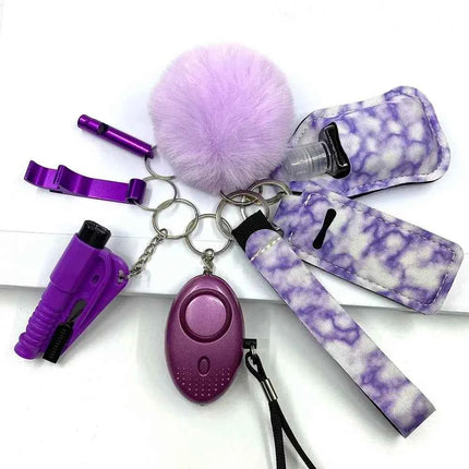 Empowering Self Defense Keychain Set For Women Quick Access Daily Safety