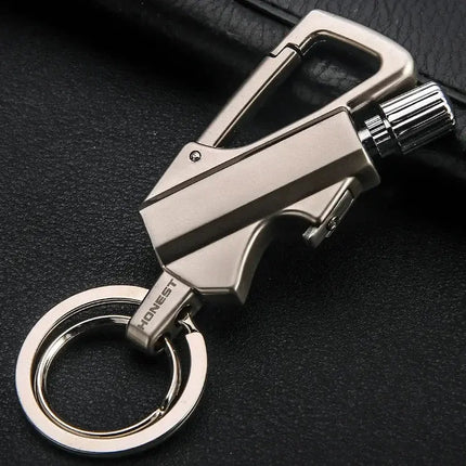 Outdoor Portable Match Keychain Lighter Metal Camping Tool - GetGadgets