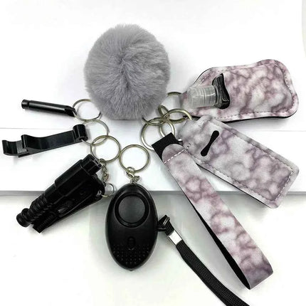 Empowering Self Defense Keychain Set For Women Quick Access Daily Safety
